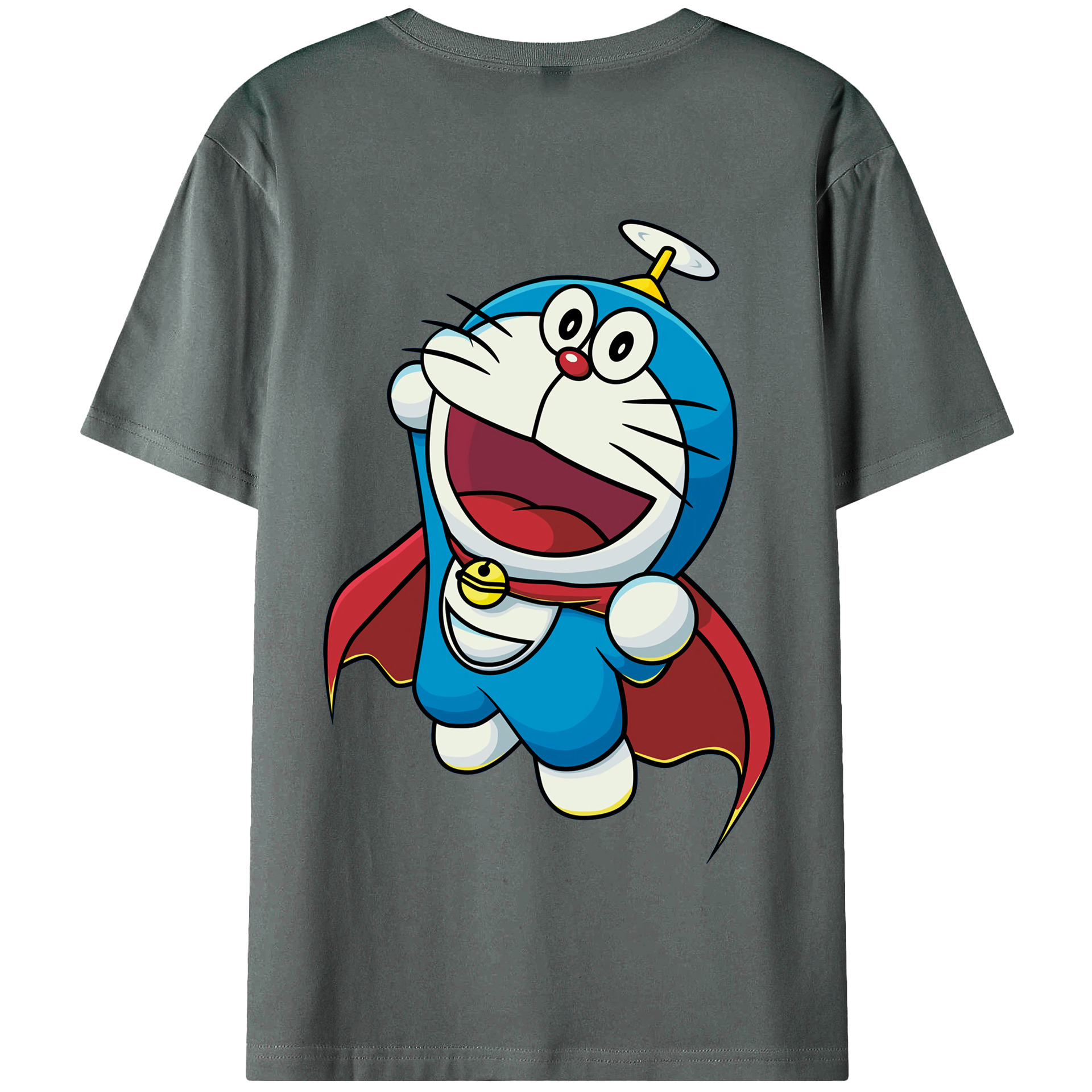 （画像用） ドラえもん Doraemon 綿100％半袖Tシャツ（背面プリント）